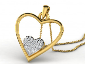 Heart pendents 43 3dm cad files 3D Принт Модель