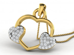 Heart pendents 43 3dm cad files 3D Принт Модель