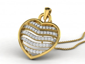Heart pendents 43 3dm cad files 3D Принт Модель