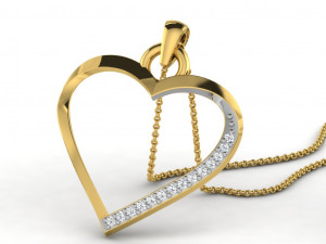 Heart pendents 43 3dm cad files 3D Принт Модель
