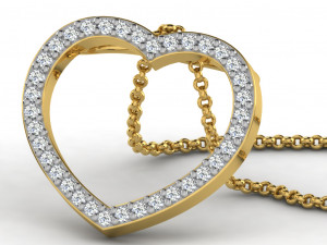 Heart pendents 43 3dm cad files 3D Принт Модель