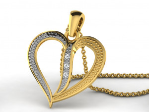 Heart pendents 43 3dm cad files 3D Принт Модель