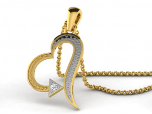 Heart pendents 43 3dm cad files 3D Принт Модель