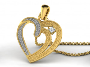 Heart pendents 43 3dm cad files 3D Принт Модель