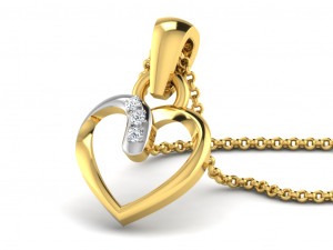 Heart pendents 43 3dm cad files 3D Принт Модель