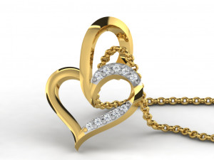 Heart pendents 43 3dm cad files 3D Принт Модель