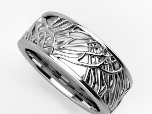 Tree of life wedding dome and comfort fit band 3D प्रिंट मॉडल