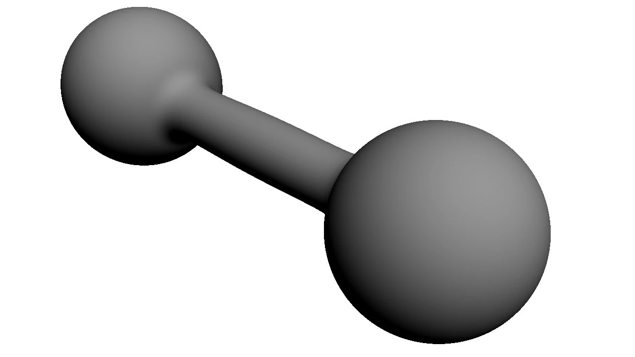 dumbbell 3D Model .c4d .max .obj .3ds .fbx .stl .blend 