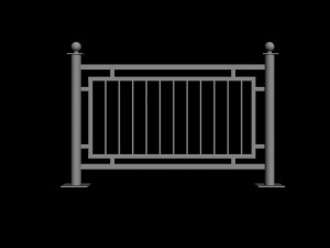 fence element Modèle 3D