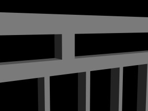 fence element Modèle 3D