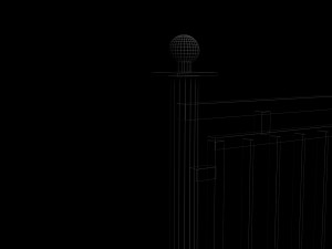 fence element Modèle 3D