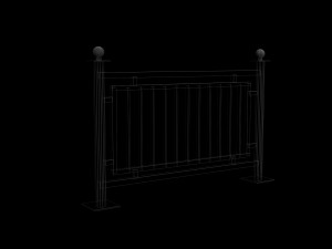 fence element Modèle 3D