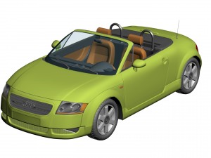 audi tt roadster 3D Model