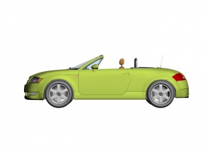 audi tt roadster 3D 모델
