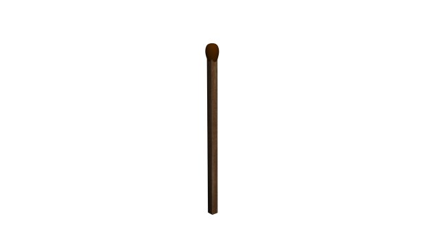 safety match Model 3D .c4d .max .obj .3ds .fbx .stl .blend 