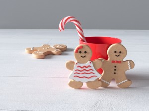christmas gingerbread man 3D Model