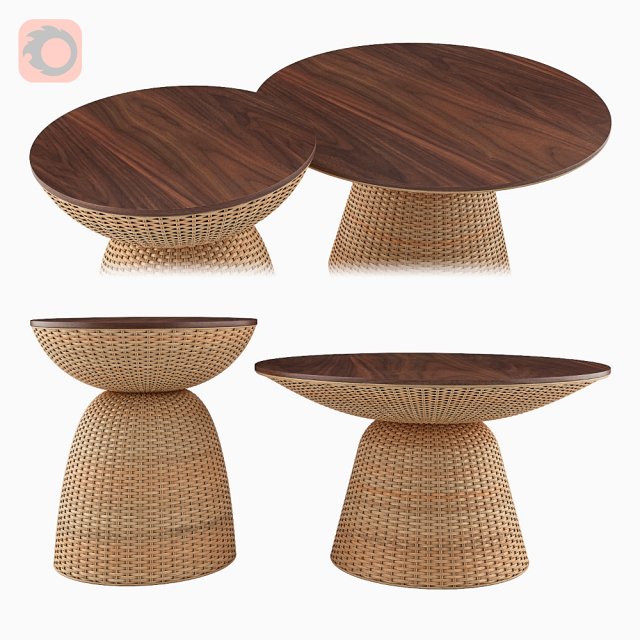 vistas coffee table Modelo 3D .c4d .max .obj .3ds .fbx .stl .blend 