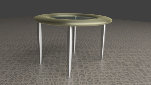modern glass table Modello 3D .c4d .max .obj .3ds .fbx .stl .blend 