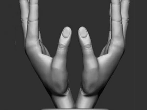 hand face statue 3D Model