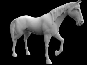 великий кінь 3D Модель