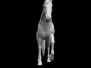 big horse Modèle 3D