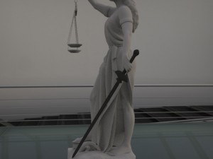 justice woman statue 3D Model