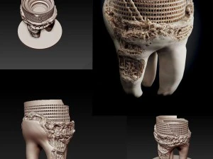 दांत कला 3D मॉडल