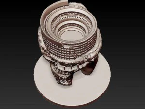 arte dos dentes Modelo 3D