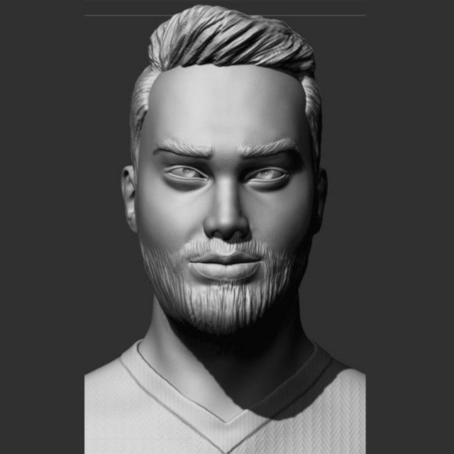 young man 1 3D 모델 .c4d .max .obj .3ds .fbx .stl .blend 