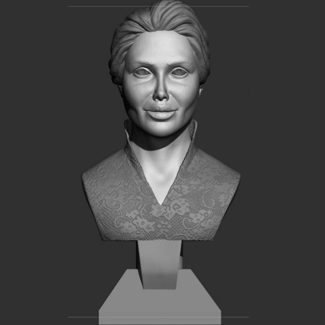young woman Modelo 3D .c4d .max .obj .3ds .fbx .stl .blend 
