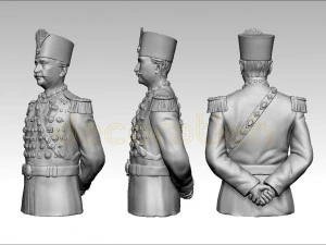 king of iran - naser al din shaah qaajaar 3D Print Model