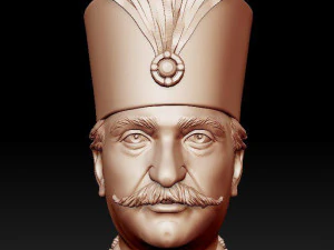 king of iran - naser al din shaah qaajaar 3D Print Model