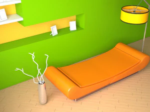 modern sofa 3D Model