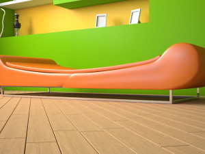 modern sofa 3D मॉडल