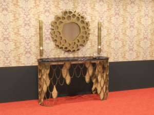 clasic table with miror consull 3D-Modell