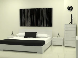 master bed 3D Model