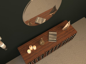 consull with miror 2 3D Model