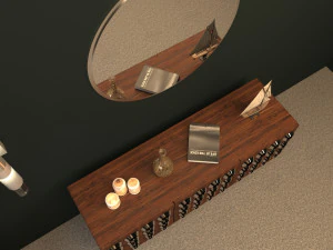consull with miror 2 3D Model