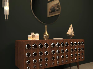 consull with miror 2 3D Model