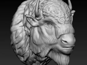 B&uacute;falo bisonte americano Modelo 3D