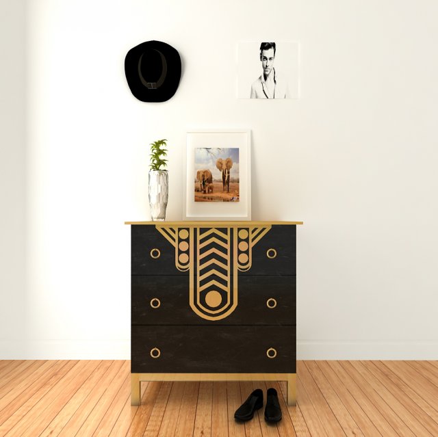 comode 3D Model .c4d .max .obj .3ds .fbx .stl .blend 