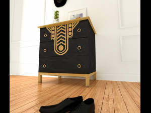 comode 3D Model