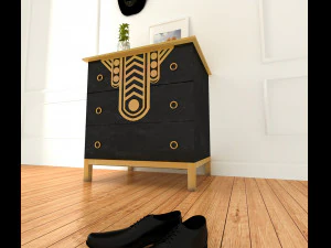 comode 3D Model