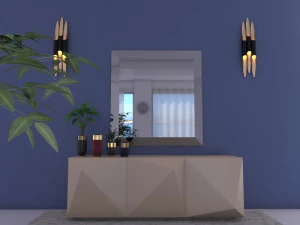 raadplegen en spiegel -5 3D Model