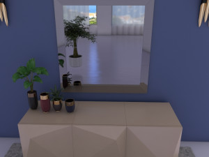 consull and mirror -5 3D 모델