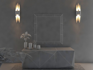 consull and mirror -5 3D 모델
