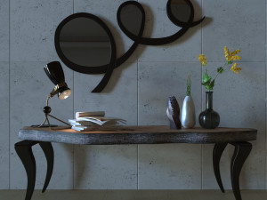 table and mirror-16 3D Model