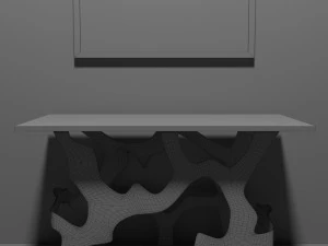 modern table-20 3D Model
