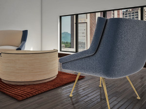modern table and chair-21 3D Model