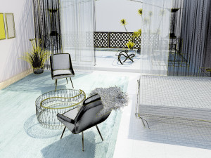modern chair-23 Modèle 3D